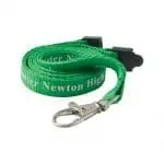 Customised 10mm polyester lanyards with printed logo or designs