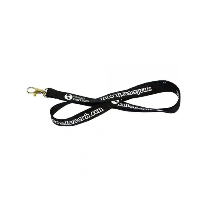 Promotional custom-branded 10mm polyester lanyards with printed logo