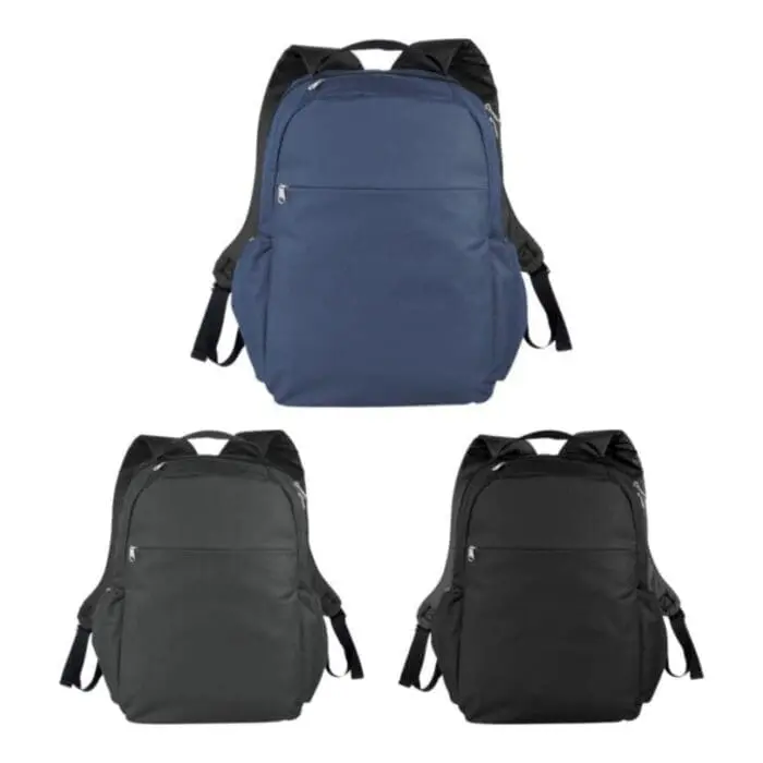 Branded case logic laptop backpack 25L in various colours with printed logo