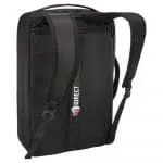 Custom-branded EnRoute Backpack 23L in black with printed logo