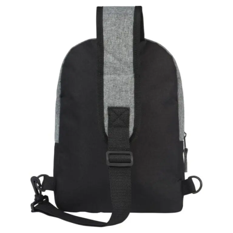 Promotional Utah backpack 23L in grey with printed logo