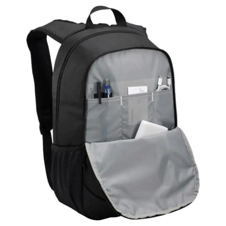 Promotional EnRoute Backpack 23L in black with printed logo