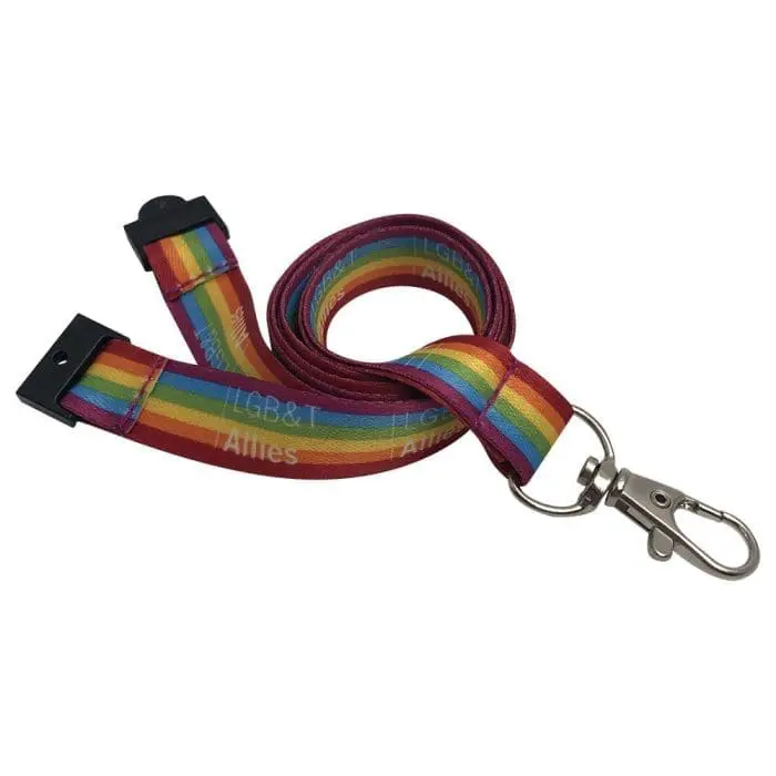 Printed 15mm full colour lanyards customised with logo or designs