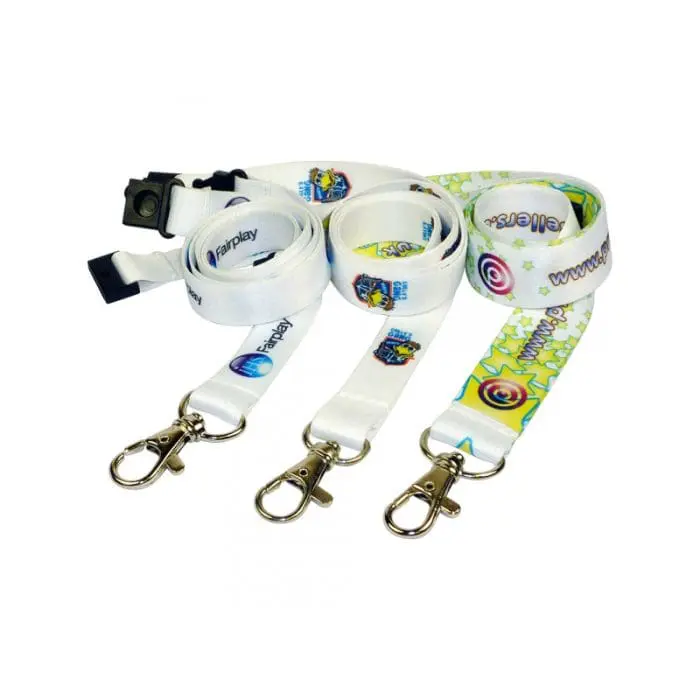 Customised 20mm full colour lanyards printed with logo or designs