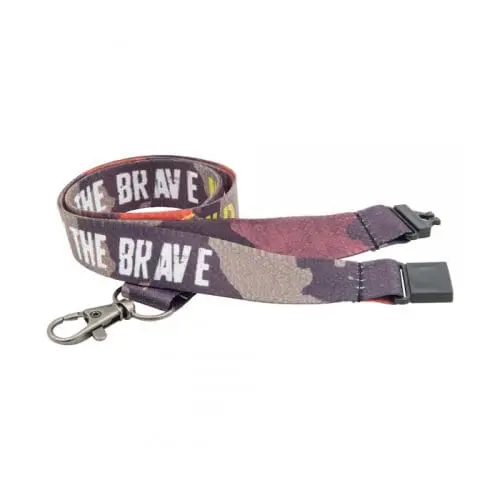 Promotional 25mm full colour lanyards customised with logo or designs