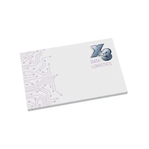 Branded 5 x 3 Sticky Note Pads with printed logo