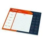 Branded A3 size Desk Note Pads with printed logo and to-do list