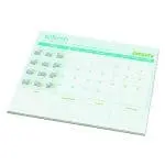 Branded A3 size Desk Note Pads with printed logo and calendar