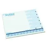 Branded A3 size Desk Note Pads with printed logo and calendar