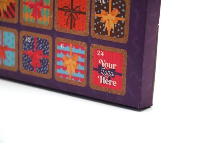 Promotional A4 advent calendar printed with logo or designs