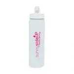 Personalised insulated bottle 580ml in white with printed logo