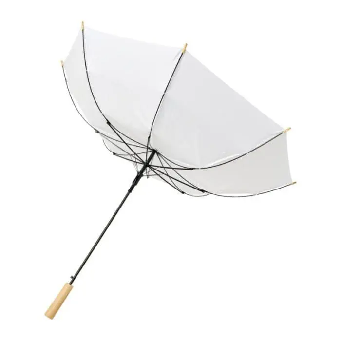 Promotional Auto Open Recycled Umbrella in various colours with printed logo