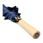 Branded Auto Open Recycled Umbrella with wooden handle in various colours with printed logo