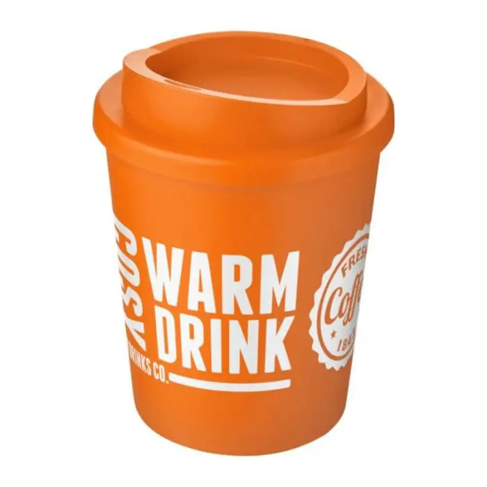 Branded Americano Espresso Insulated Tumbler 250ml in Orange