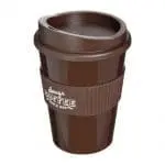 Branded Americano Medium Tumbler with Grip 300ml in Brown