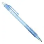 Branded recycled ball pen in light blue with printed logo