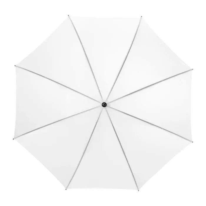 Branded Barry Auto Opening Umbrella with printed logo top view