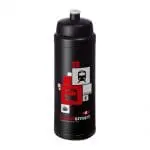 Branded Baseline Plus Grip Push/Pull Bottle 750ml in black with black lid and printed logo