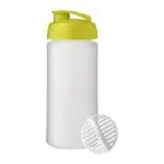 Branded Baseline Plus Shaker Bottle 500ml in white with white mixer and coloured lid with printed logo