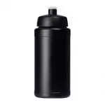 Branded Baseline Recycled Sports Bottle 500ml in black with printed logo or design