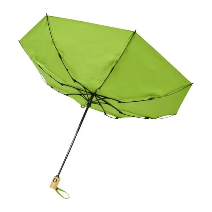 Branded Auto Open & Close RPET folding umbrella with printed logo