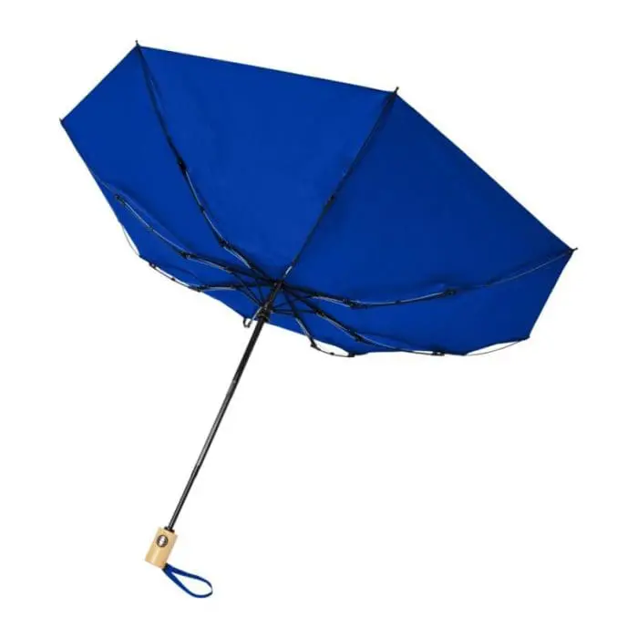 Personalised Auto Open & Close RPET folding umbrella with printed logo