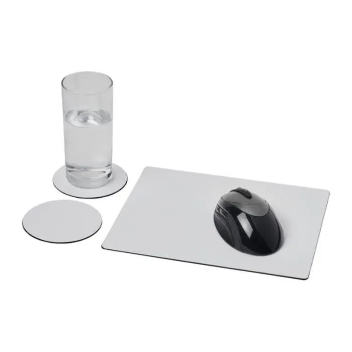 Personalised Brite-Mat Mouse Mat & Coaster Combo 2 printed with logo or design