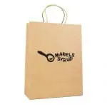 Promotional natural large paper bag with printed logo