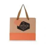 Branded paper gift bag with printed logo