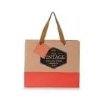 Branded paper gift bag with printed logo