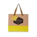 Personalised paper gift bag with printed logo