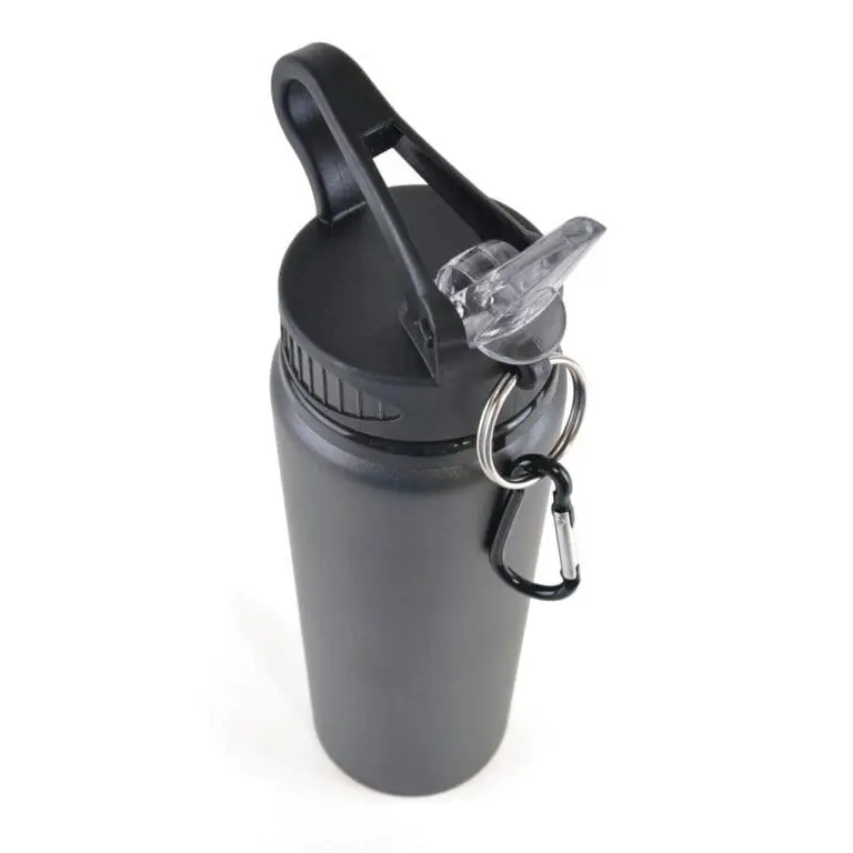 Promotional Cherub aluminium bottle 800ml with carabiner and printed logo