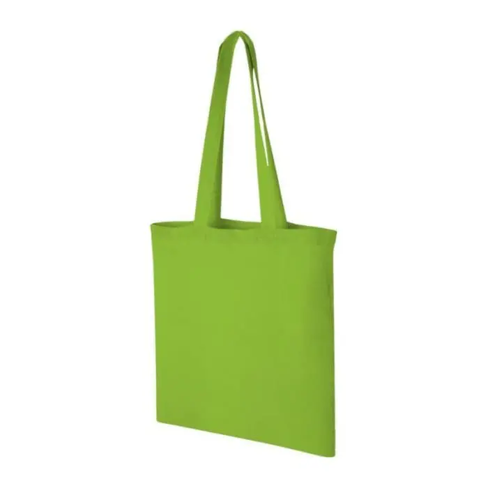 Printed Coloured Cotton Shopper Tote Bags with printed logo