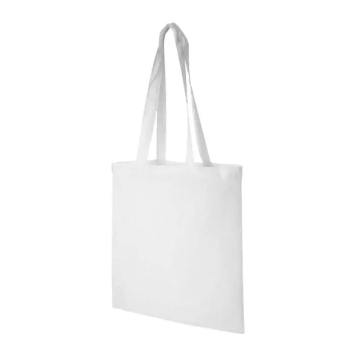 Branded Coloured Cotton Shopper Tote Bags with printed logo in various colours