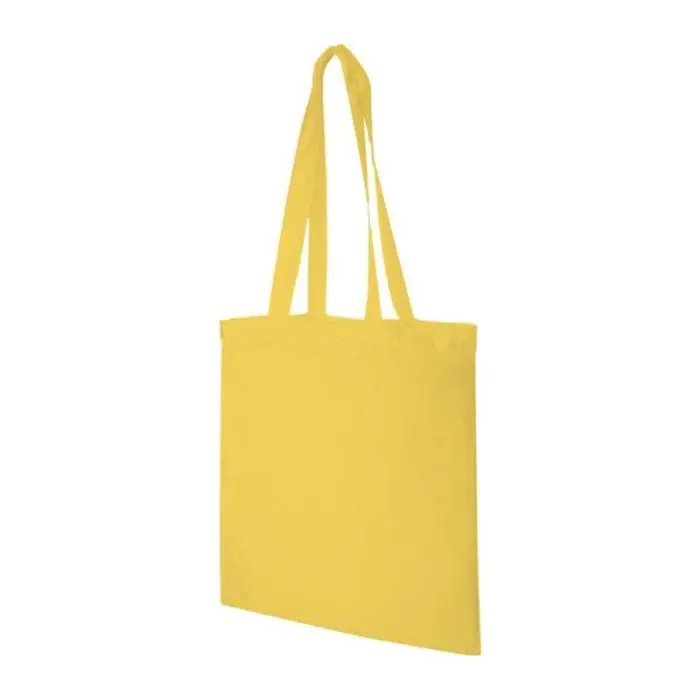 Branded Coloured Cotton Shopper Tote Bags with printed logo in various colours