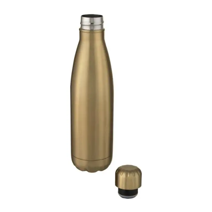 Custom-branded Cove Steel Vacuum Insulated Bottle 500ml in various colours with printed logo