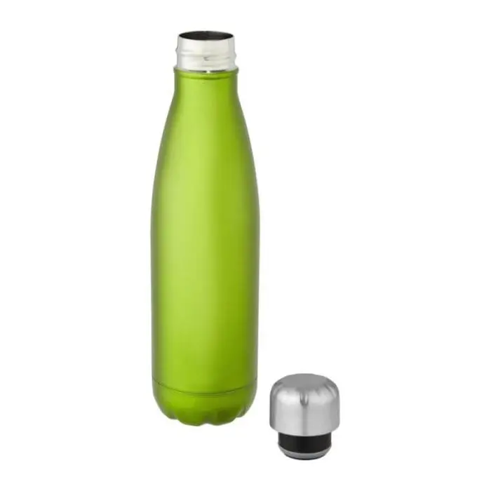 Personalised Cove Steel Vacuum Insulated Bottle 500ml in various colours with printed logo