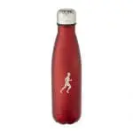 Promotional Cove Steel Vacuum Insulated Bottle 500ml in red with printed logo