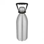 Promotional Cove Vacuum Insulated Bottle 1.5L in silver with printed logo or design