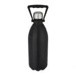 Promotional Cove Vacuum Insulated Bottle 1.5L in black with printed logo or design