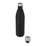 Branded Cove Vacuum Insulated Water Bottle 750ml in black with printed logo