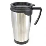 Branded Dali Steel Travel Mug 450ml in Silver