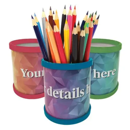 Branded Desk Tidy Pen Pots