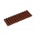 Promotional Eco 12 Baton Bar made of milk chocolate supplied in logo printed box