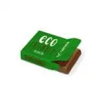 Promotional milk chocolate eco 3 baton bar box with printed logo