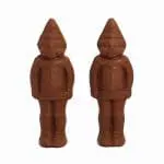 Two Elves made from chocolate