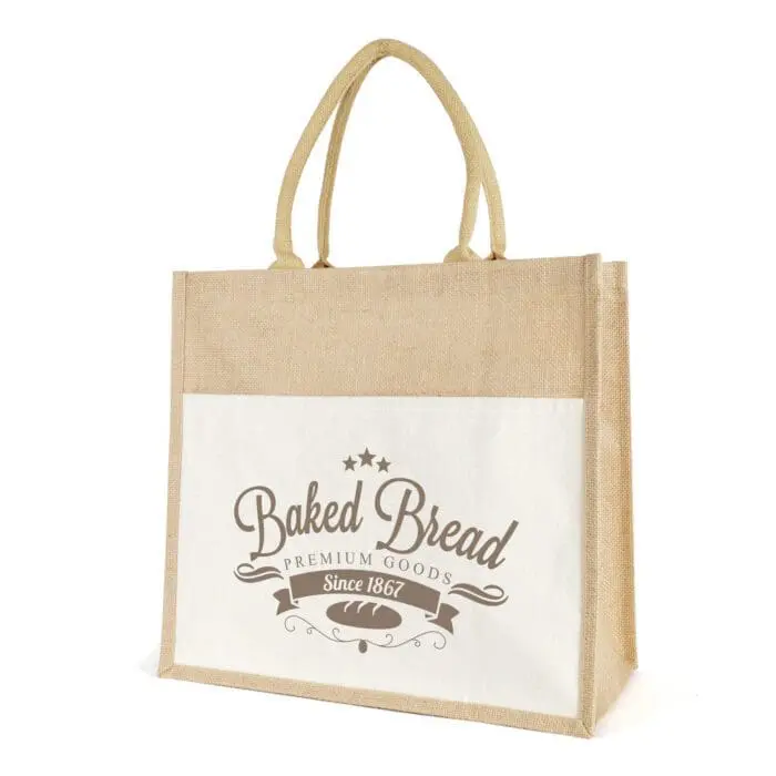 Promotional Eldon Shopper Bag with printed logo