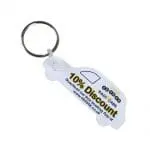 Branded Flexible Keyring in Car Custom Shape