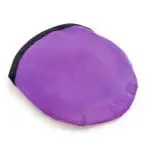 Branded Foldable Frisbee in Purple pouch