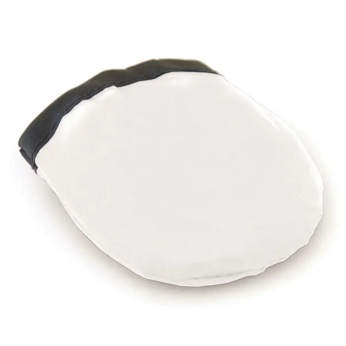 Branded Foldable Frisbee in White pouch